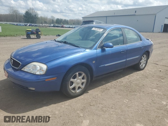 2003 Mercury Sable LS Premium with VIN 1MEFM55S83G613919, listed as a Copart auction lot 53638065 with 80,980 mi miles and Salvage Title. Bid and sale history available at carsss.com. Image 1.