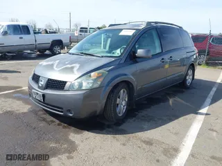 2005 Nissan Quest with VIN 5N1BV28U85N114573, listed as a IAAI auction lot 41841082 with 1 mi miles. Bid and sale history available at carsss.com. Image 17.