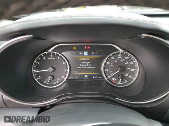 2020 Nissan Maxima Platinum with VIN 1N4AA6FVXLC365690, listed as a Copart auction lot 86352874 with 44,462 mi miles and Salvage Title. Bid and sale history available at DreamBid. Image 9.