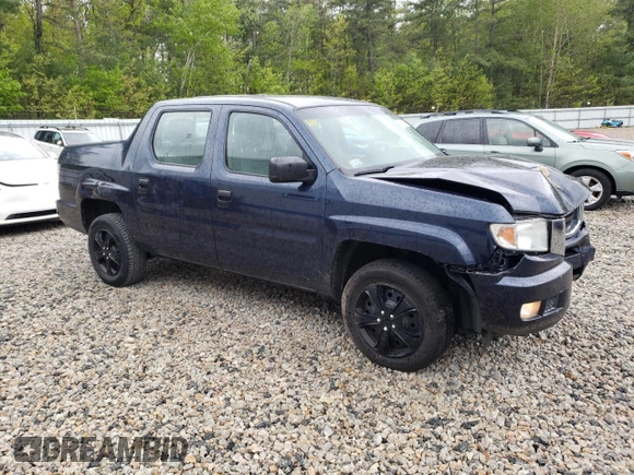 2012 Honda Ridgeline RT with VIN 5FPYK1F27CB454710, listed as a Copart auction lot 57634595 with 168,131 mi miles and Salvage title. Bid and sale history available at DreamBid. Image 4.