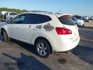 2009 Nissan Rogue SL with VIN JN8AS58T79W329674, listed as a IAAI auction lot 41833891 with 170,396 mi miles and . Bid and sale history available at DreamBid. Image 3.