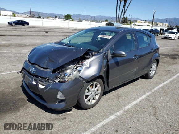 2013 Toyota Prius One with VIN JTDKDTB36D1034692, listed as a Copart auction lot 49686035 with 153,852 mi miles and Salvage Title. Bid and sale history available at carsss.com. Image 1.