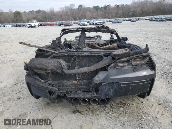 2018 Chevrolet Corvette Z06 1LZ with VIN 1G1YP2D63J5600517, listed as a Copart auction lot 46597645 with Not provided miles and Non repairable. Bid and sale history available at DreamBid. Image 6.