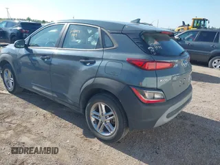 2022 Hyundai Kona SE with VIN KM8K2CAB3NU876819, listed as a IAAI auction lot 42550493 with 25,582 mi miles and . Bid and sale history available at DreamBid. Image 3.