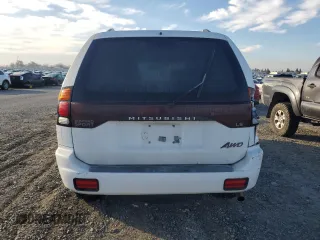 2004 Mitsubishi Montero Sport LS with VIN JA4MT21R44J001101, listed as a Copart auction lot 46726195 with 244,348 mi miles and Salvage Title. Bid and sale history available at carsss.com. Image 6.
