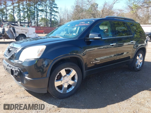 2008 GMC Acadia SLT2 with VIN 1GKER33788J264972, listed as a IAAI auction lot 41766640 with 278,480 mi miles. Bid and sale history available at carsss.com. Image 2.