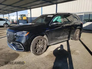 2021 Mercedes-Benz GLS with VIN 4JGFF8KE6MA316191, listed as a Copart auction lot 87205584 with 52,108 mi miles and Salvage Title. Bid and sale history available at carsss.com. Image 1.