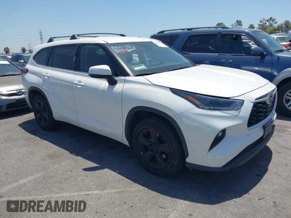 2021 Toyota Highlander L with VIN 5TDZZRAH7MS072385, listed as a IAAI auction lot 42281326 with 101,433 mi miles and . Bid and sale history available at DreamBid. Image 1.