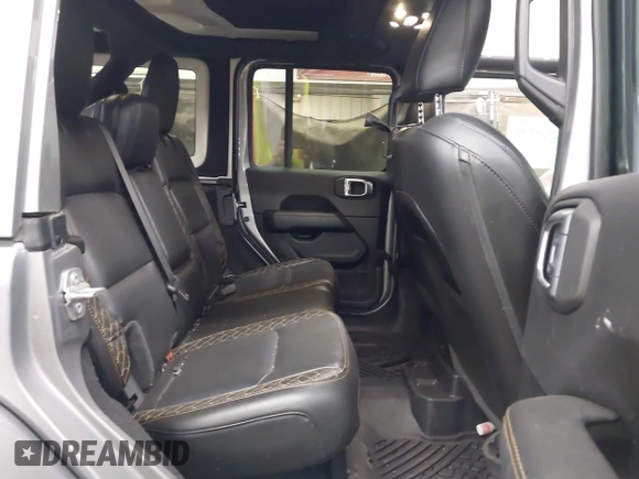 2021 Jeep Wrangler Unlimited Sahara with VIN 1C4HJXEN1MW529568, listed as a IAAI auction lot 42336590 with 39,931 mi miles and . Bid and sale history available at DreamBid. Image 8.
