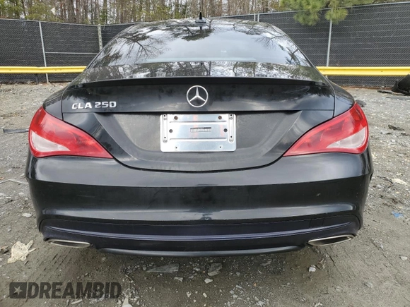 2018 Mercedes-Benz CLA with VIN WDDSJ4EB2JN613027, listed as a Copart auction lot 48057185 with 114,726 mi miles and Salvage Title. Bid and sale history available at carsss.com. Image 6.