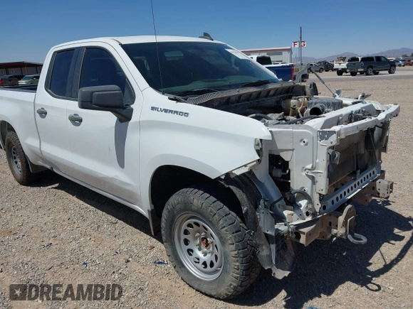 2021 Chevrolet Silverado 1500 Work Truck with VIN 1GCRYAEF4MZ324783, listed as a IAAI auction lot 41958507 with 122,426 mi miles and . Bid and sale history available at DreamBid. Image 1.