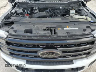 2024 Ford F-250 XL with VIN 1FT8W2BAXRED72805, listed as a Copart auction lot 58874235 with 19,786 mi miles and Salvage title. Bid and sale history available at DreamBid. Image 11.