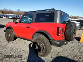 2021 Ford Bronco z VIN 1FMDE5CH3MLA60288, wystawiony jako Copart lot #79826644 z przebiegiem 12 451 mil mil oraz Szkoda całkowita • Salvage title. Historia ofert i sprzedaży dostępna na DreamBid. Obrazek 2.