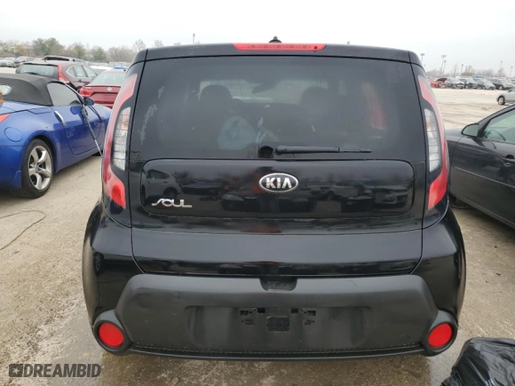 2015 Kia Soul with VIN KNDJN2A26F7205663, listed as a Copart auction lot 45842404 with 218,067 mi miles and Salvage Title. Bid and sale history available at carsss.com. Image 6.