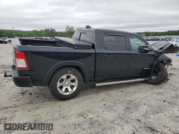 2022 Ram 1500 Big Horn with VIN 1C6SRFFT5NN448240, listed as a Copart auction lot 58556525 with 45,591 mi miles and Salvage title. Bid and sale history available at DreamBid. Image 3.