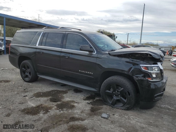 2017 Chevrolet Suburban LT with VIN 1GNSCHKCXHR233937, listed as a Copart auction lot 86526814 with 163,210 mi miles and Salvage Title. Bid and sale history available at carsss.com. Image 4.