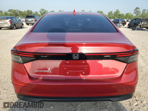 2023 Honda Accord LX with VIN 1HGCY1F25PA056817, listed as a Copart auction lot 55620625 with 40,484 mi miles and Salvage Title. Bid and sale history available at DreamBid. Image 6.