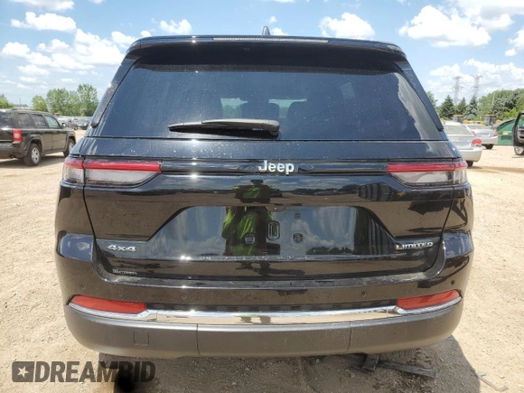2022 Jeep Grand Cherokee Limited with VIN 1C4RJHBG3N8521574, listed as a Copart auction lot 63047765 with 26,959 mi miles and Salvage title. Bid and sale history available at DreamBid. Image 6.