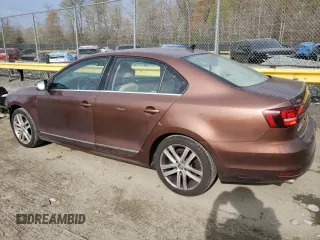 2017 Volkswagen Jetta SEL with VIN 3VWL17AJ1HM202345, listed as a Copart auction lot 51624555 with 117,344 mi miles and Salvage title. Bid and sale history available at DreamBid. Image 2.