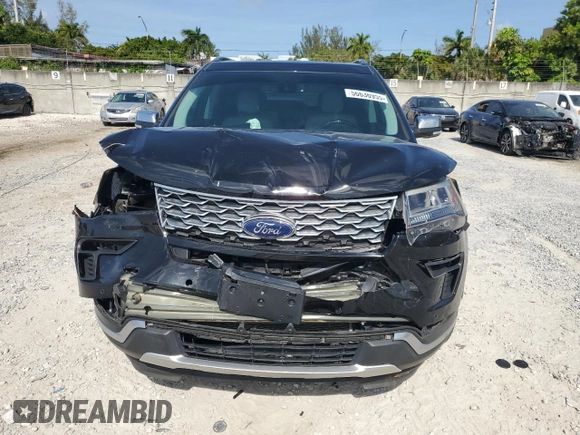 2019 Ford Explorer Platinum z VIN 1FM5K8HT1KGA49601, wystawiony jako Copart lot #56636955 z przebiegiem 56 913 mil mil oraz Szkoda całkowita • Salvage title. Historia ofert i sprzedaży dostępna na DreamBid. Obrazek 5.