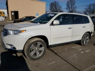2012 Toyota Highlander Limited with VIN 5TDYK3EH0CS050394, listed as a Copart auction lot 86697214 with 171,821 mi miles and Salvage Title. Bid and sale history available at carsss.com. Image 1.
