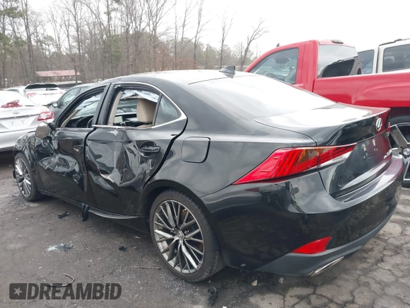 2017 Lexus IS 300 with VIN JTHCM1D24H5018517, listed as a IAAI auction lot 41517554 with 69,740 mi miles and . Bid and sale history available at DreamBid. Image 14.