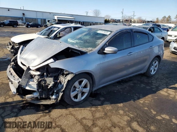 2016 Dodge Dart SXT with VIN 1C3CDFBB3GD623588, listed as a Copart auction lot 42573435 with 99,544 mi miles and Salvage Title. Bid and sale history available at carsss.com. Image 1.