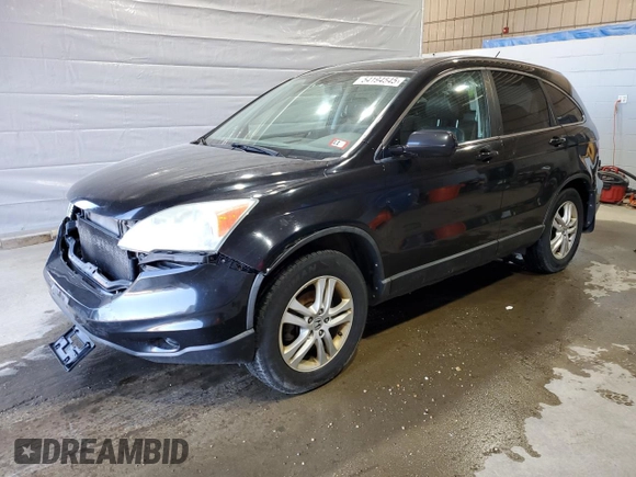 2010 Honda CR-V EX-L z VIN 5J6RE4H77AL060093, wystawiony jako Copart lot #54194545 z przebiegiem 175 633 mil mil oraz Szkoda całkowita • Salvage title. Historia ofert i sprzedaży dostępna na DreamBid. Obrazek 1.
