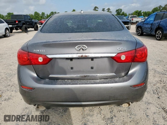 2014 Infiniti Q50 Premium с VIN JN1BV7AP0EM683755, выставлен на аукционе Copart как лот 57903815 с пробегом 101 855 миль миль и Списание • Salvage title. История ставок и продаж доступна на DreamBid. Изображение 6.