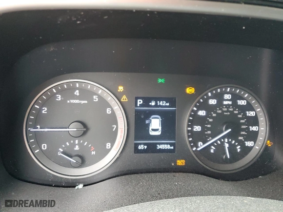 2020 Hyundai Tucson Sport with VIN KM8J33AL8LU179855, listed as a Copart auction lot 85273104 with 34,558 mi miles and Salvage Title. Bid and sale history available at carsss.com. Image 9.