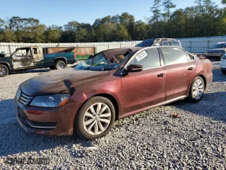 2012 Volkswagen Passat SE with VIN 1VWBH7A35CC051285, listed as a Copart auction lot 75845524 with 95,540 mi miles and Salvage Title. Bid and sale history available at carsss.com. Image 1.