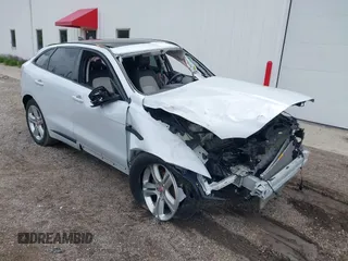 2018 Jaguar F-Pace with VIN SADCL2FN2JA250973, listed as a IAAI auction lot 42325991 with 107,289 mi miles and . Bid and sale history available at DreamBid. Image 1.