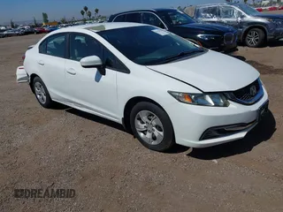 2014 Honda Civic LX z VIN 19XFB2F57EE223993, wystawiony jako IAAI lot #42315074 z przebiegiem 159 164 mil mil oraz . Historia ofert i sprzedaży dostępna na DreamBid. Obrazek 1.