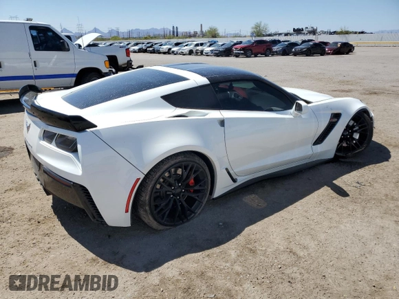 2016 Chevrolet Corvette Z06 2LZ with VIN 1G1YS2D64G5606608, listed as a Copart auction lot 56267255 with 48,711 mi miles and Salvage title. Bid and sale history available at DreamBid. Image 3.