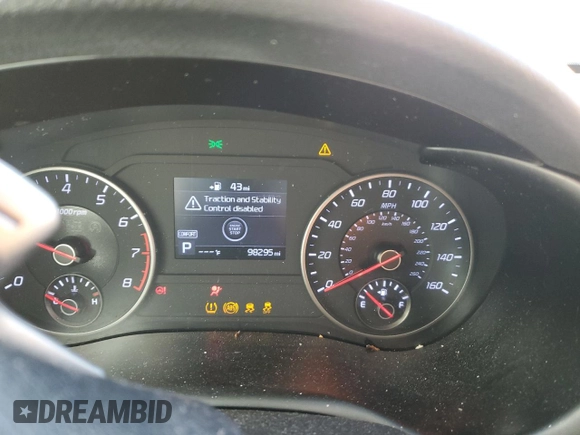 2018 Kia Stinger with VIN KNAE15LA2J6017155, listed as a Copart auction lot 46068735 with 98,295 mi miles and Salvage Title. Bid and sale history available at DreamBid. Image 9.