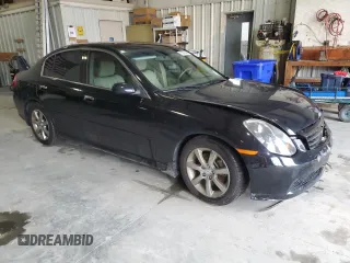 2005 Infiniti G35 with VIN JNKCV51EX5M224753, listed as a Copart auction lot 72999454 with 39,764 mi miles and Salvage Title. Bid and sale history available at DreamBid. Image 4.