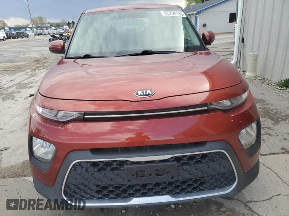 2020 Kia Soul S with VIN KNDJ23AUXL7122250, listed as a Copart auction lot 52758195 with 55,572 mi miles and Salvage Title. Bid and sale history available at carsss.com. Image 5.