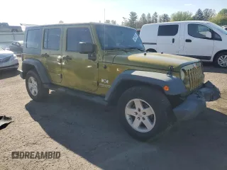 2008 Jeep Wrangler Unlimited X with VIN 1J4GB39108L505868, listed as a Copart auction lot 54970455 with 225,794 mi miles and Salvage Title. Bid and sale history available at DreamBid. Image 4.
