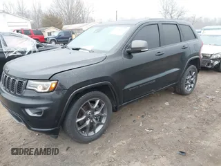 2021 Jeep Grand Cherokee 80th Anniversary with VIN 1C4RJFBG2MC614814, listed as a IAAI auction lot 41486793 with 88,089 mi miles and . Bid and sale history available at DreamBid. Image 18.