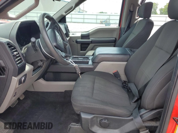 2020 Ford F-150 XL with VIN 1FTEW1E50LKF31657, listed as a Copart auction lot 59085335 with 58,395 mi miles and Salvage title. Bid and sale history available at DreamBid. Image 7.