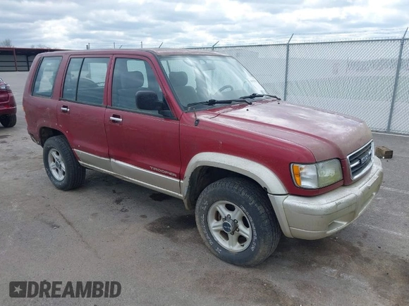 1999 Isuzu Trooper S with VIN JACDJ58X8X7920942, listed as a IAAI auction lot 42029335 with 164,186 mi miles and . Bid and sale history available at DreamBid. Image 1.