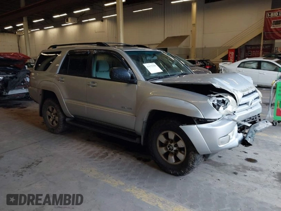2003 Toyota 4Runner SR5 with VIN JTEBU14R638008665, listed as a IAAI auction lot 41675180 with 266,592 mi miles and . Bid and sale history available at DreamBid. Image 1.