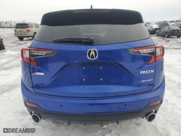 2024 Acura RDX w/A-Spec Package with VIN 5J8TC2H62RL035029, listed as a Copart auction lot 41500665 with 6,490 mi miles and Salvage Title. Bid and sale history available at carsss.com. Image 6.