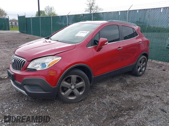 2014 Buick Encore with VIN KL4CJASB2EB697448, listed as a IAAI auction lot 42058928 with 184,928 mi miles. Bid and sale history available at carsss.com. Image 2.