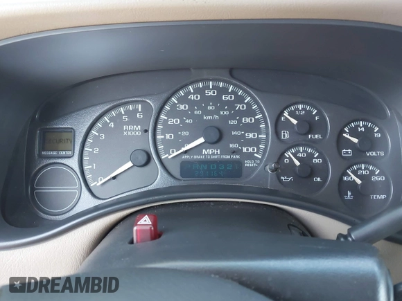 2001 Chevrolet Tahoe LT with VIN 1GNEC13T01R218517, listed as a IAAI auction lot 41979136 with 291,164 mi miles and . Bid and sale history available at DreamBid. Image 7.