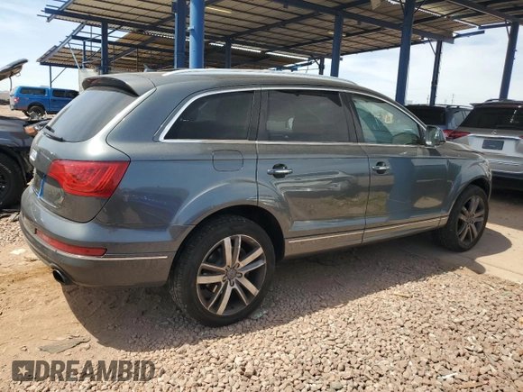 2013 Audi Q7 3.0T Premium Plus with VIN WA1LGAFE0DD000932, listed as a Copart auction lot 52068865 with 128,046 mi miles and Salvage Title. Bid and sale history available at carsss.com. Image 3.