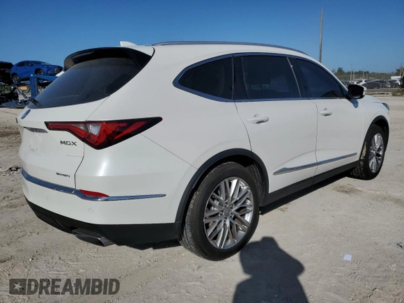 2024 Acura MDX Advance with VIN 5J8YE1H89RL000113, listed as a Copart auction lot 87325524 with 11,533 mi miles and Salvage title. Bid and sale history available at DreamBid. Image 3.