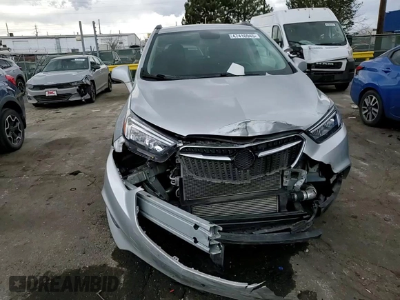 2021 Buick Encore Preferred with VIN KL4CJESMXMB363157, listed as a Copart auction lot 47416945 with 26,527 mi miles and Salvage Title. Bid and sale history available at carsss.com. Image 10.