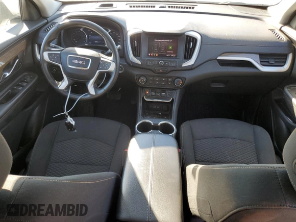 2020 GMC Terrain SLE with VIN 3GKALMEV6LL100977, listed as a Copart auction lot 47020365 with 52,146 mi miles and Salvage Title. Bid and sale history available at carsss.com. Image 8.