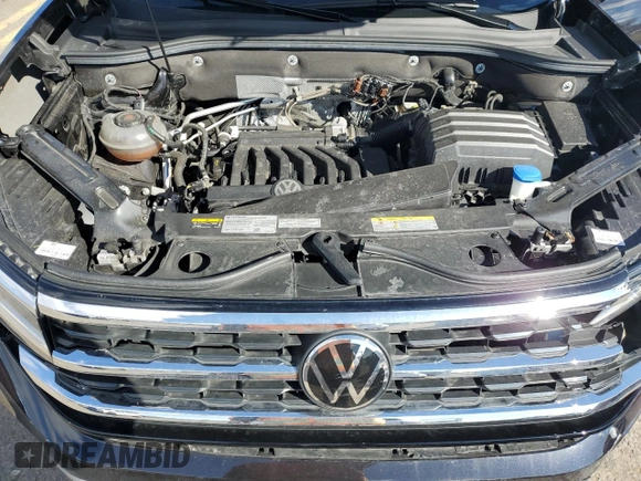 2023 Volkswagen Atlas SEL with VIN 1V2BE2CA8PC219239, listed as a Copart auction lot 45022555 with 22,770 mi miles and Salvage title. Bid and sale history available at DreamBid. Image 13.